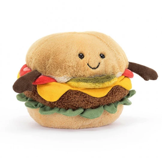Peluche Burger - Jellycat 3 Peluche Burger - Jellycat