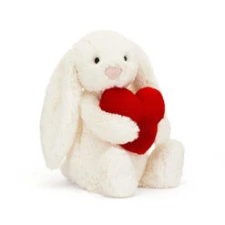 Peluche Lapin Coeur D'amour Rouge - Medium - Jellycat -Jellycat Soldes Magasin peluche lapin coeur d amour rouge medium jellycat 1