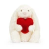 Peluche Lapin Coeur D'amour Rouge - Medium - Jellycat -Jellycat Soldes Magasin peluche lapin coeur d amour rouge medium jellycat