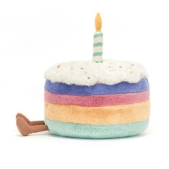 Peluche Rainbow Birthday Cake - Jellycat -Jellycat Soldes Magasin peluche rainbow birthday cake jellycat 1