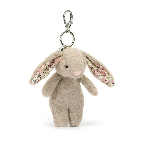 Porte-clés Lapin Beige Blossom - Jellycat 4 Porte-clés Lapin Beige Blossom - Jellycat – Image 2