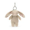 Porte-clés Lapin Beige Blossom - Jellycat -Jellycat Soldes Magasin porte cle lapin beige blossom jellycat