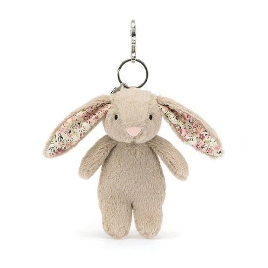 Porte-clés Lapin Beige Blossom - Jellycat 3 Porte-clés Lapin Beige Blossom - Jellycat